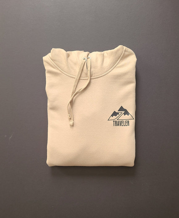 Traveler Hoodie (Black x Tan)