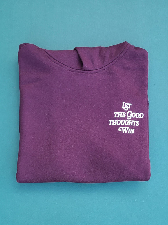 Bordeaux Good Thoughts Hoodie